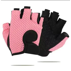 [Lightweight & Breathable Polyester Fitness Gloves] Full Palm Protection, Non-Slip Grip, Pull-On Closure For Weightlifting, Gym Training, Cycling & Casual Outings |       Solid Color, Sleek Glove Design, Sporty Style, Hand Washable, Workout Ge Football Gl