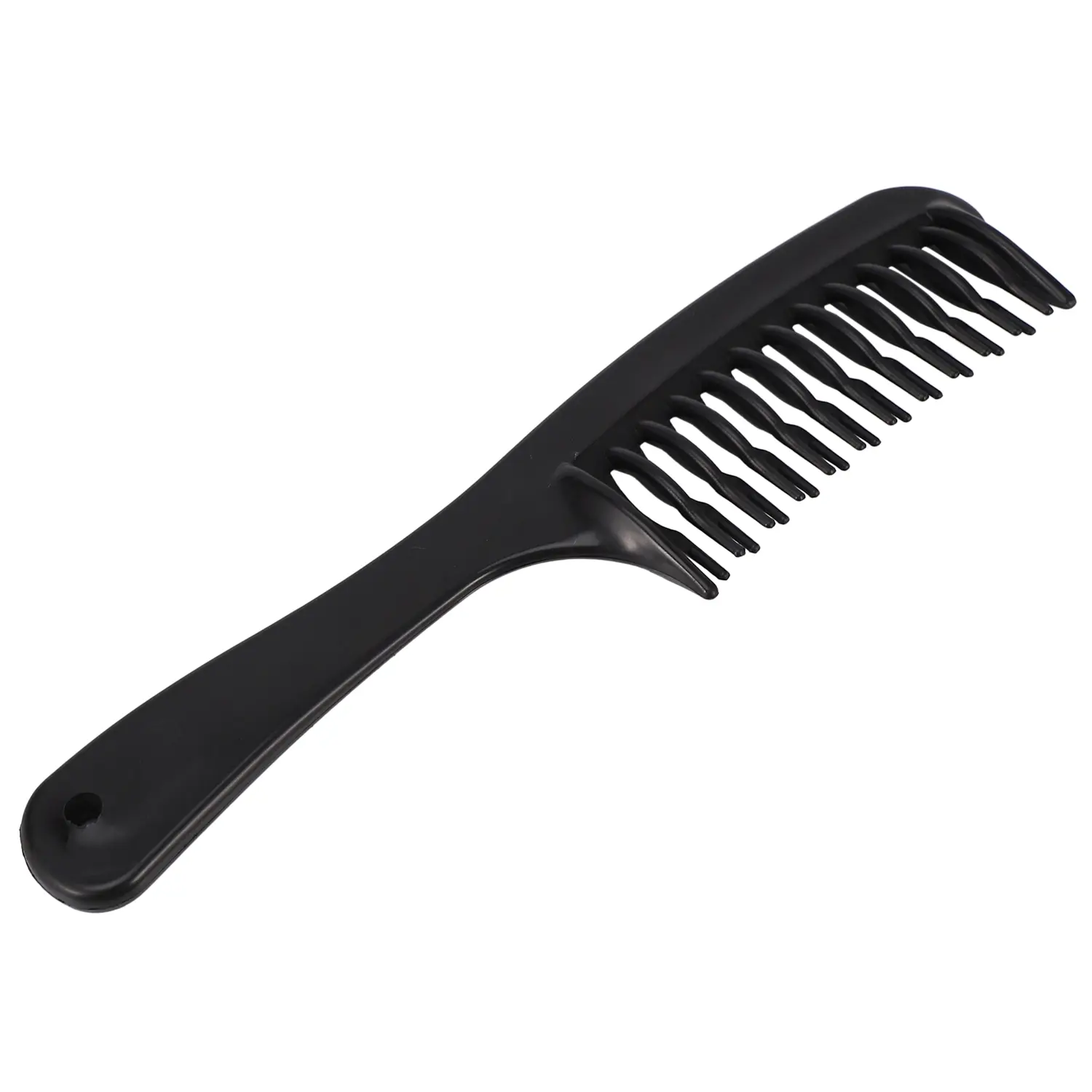 Black Double-Row Tooth Detangling Comb with Handle, Shampoo Comb for Long Curly Wet Hair, Curly Hair Products (Sports & Outdoor Leisure Cycling Accessory), Hair Detangling Comb