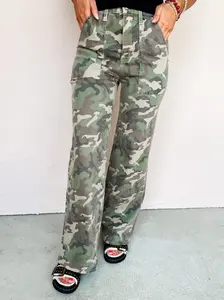 [DAZE] Far Out High Rise Wide Leg Jeans-Hideaway