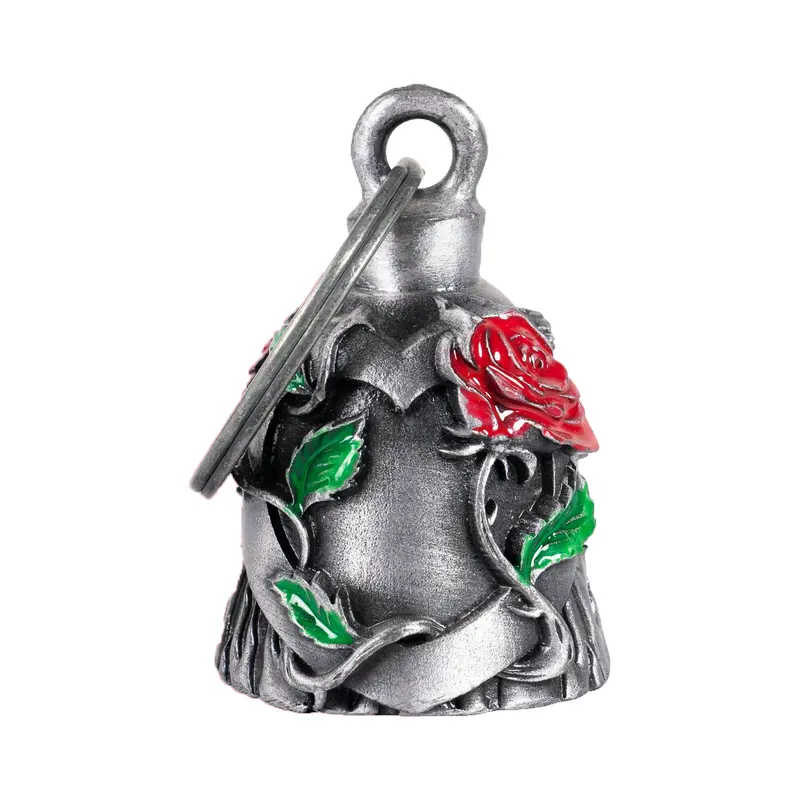 Dream Apparel Rose Bells, Gremlin/Guardian Motorcycle bells For Women Men Bikers, Good Luck Riding Bell Spirit Bell Moto Accessories Gift Drawstring