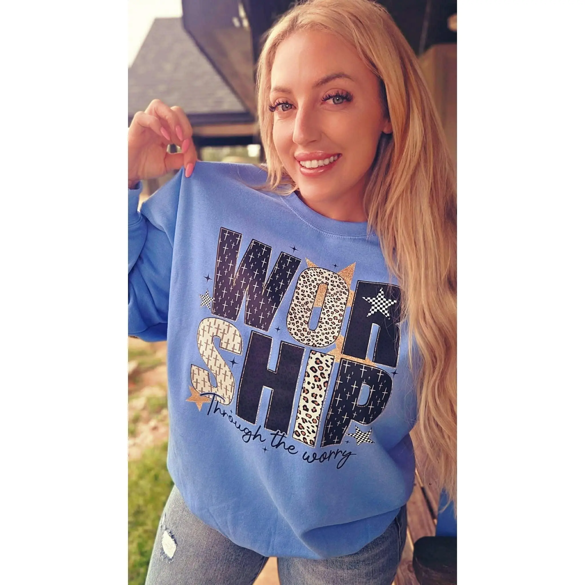 Worship Through the Worry Pullover