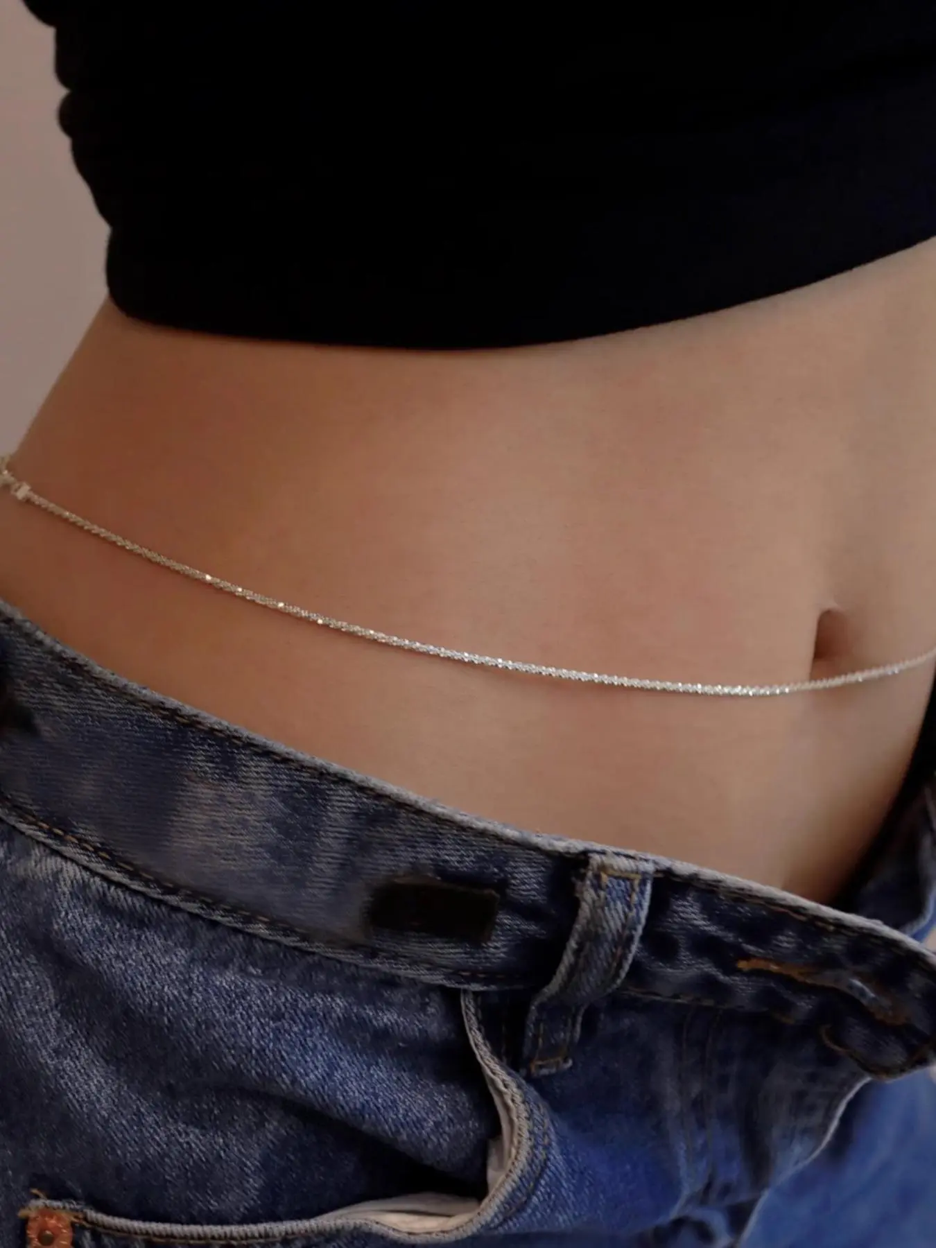 Women's Fashion Glitter Sparkly Waist Belt, Casual Body Jewelry for Crop Top, Fashion Accessories for Women, Sparkling Western Belt, Design Belt, Casual Style Belts