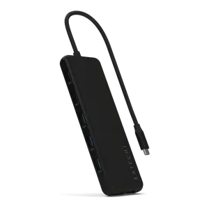 Satechi 13-in-1 USB-C Triple Display Multiport Adapter for Windows & Single Extended Display for Mac, 8K DP (Windows Only), Dual 4K HDMI, USB-A/C 10Gbps, 85W PD, Ethernet, Audio