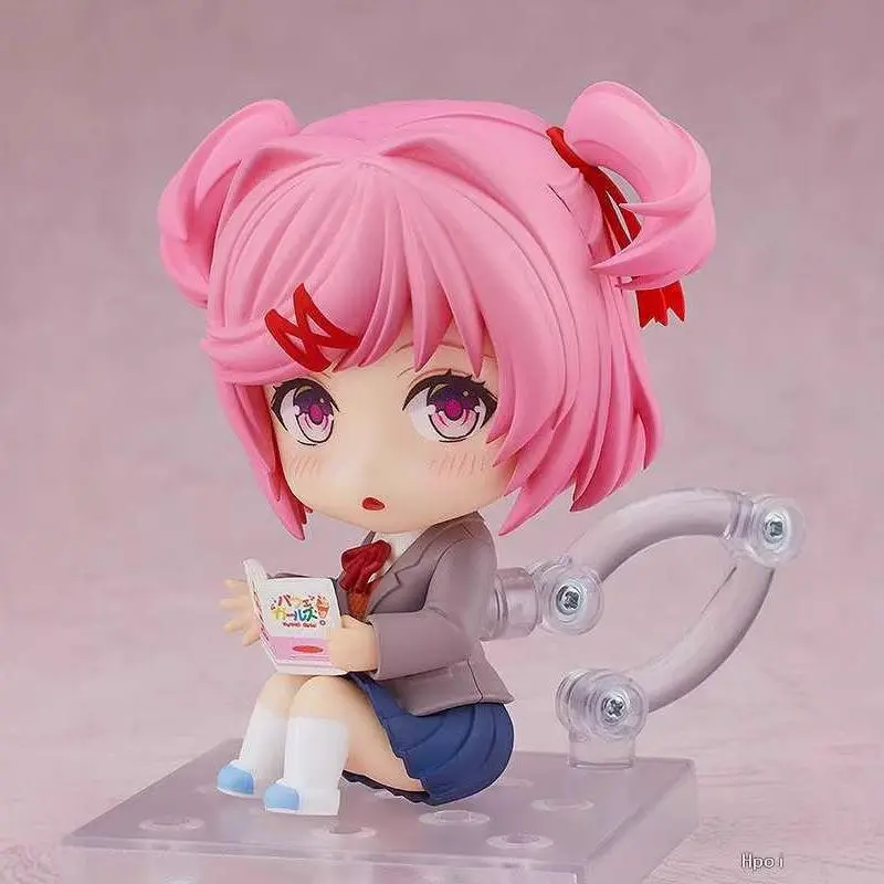 Anime Doki Doki Literature Club Natsuki 2077 Cute  Action Model Doll Toys 10CM