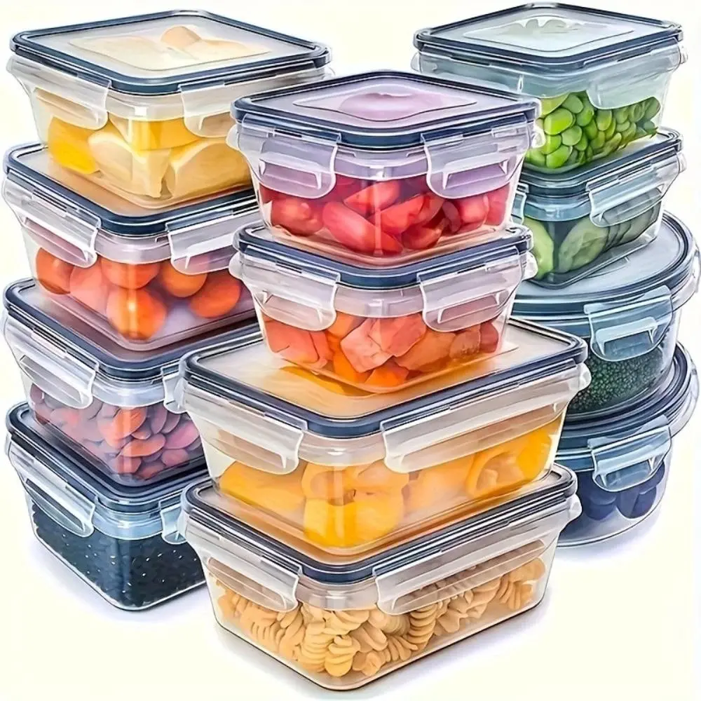 Airtight Food Storage Containers Premium 8-Piece – BPA-Free Leakproof Meal Prep Containers with Locking Lids for Microwave, Oven, Freezer & Dishwasher