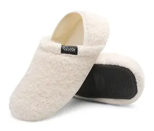 Women & Men Cozy House Slippers with Anti-Slip Sole Soft Warm Indoor Outdoor Slides Lightweight Portable for Travel Hotel Daily Home Use Comfortable Foldable Heel Slipper Shoes for Autumn Winter Spring Footwear Girl
