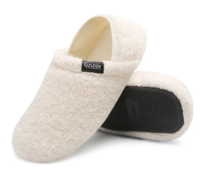 Women's Cozy Foldable Heel Slippers - Lightweight, Non-Slip Slip-On Slides, Portable Warm Polyester Fabric Home Footwear, Rubber Sole, Indoor/Outdoor Use for Bedroom, Party, Shoe, Wedding