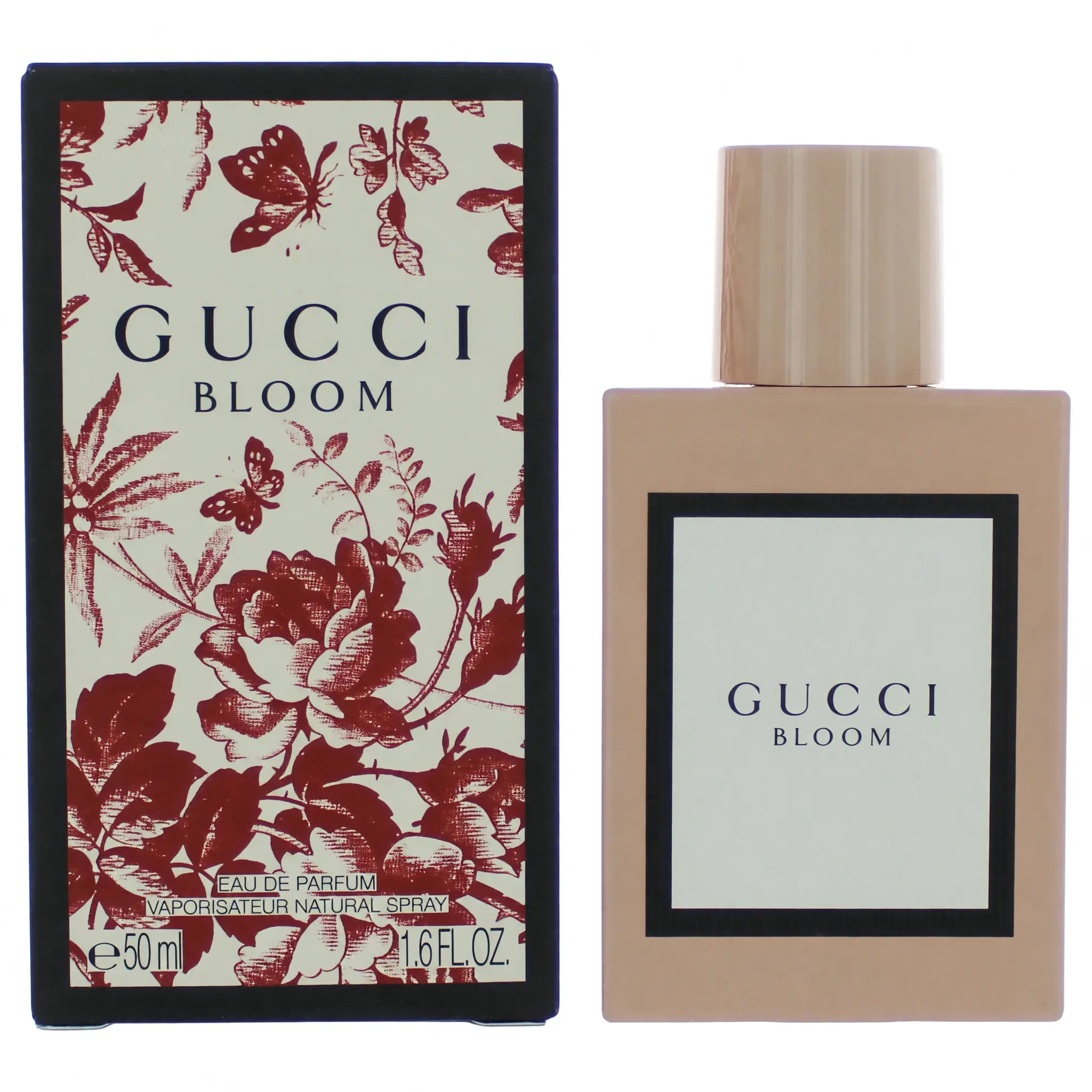GUCCI Bloom Eau de Parfum for Women, 1.6 oz Aromatic Floral Spray with Jasmine & Tuberose Notes, Edp Fragrances, Luxury Brand, Signature Scent, Women's Fragrance