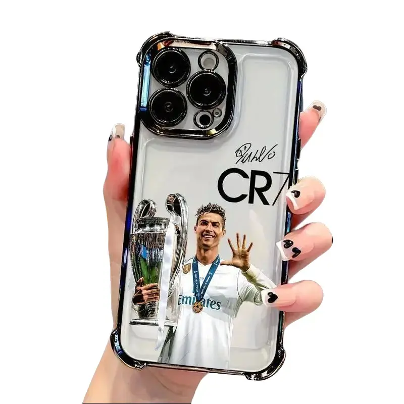 Cristiano Ronaldo football star phone case, compatible with iPhone 17, 16, 15, 14, and 13. Shockproof transparent soft back cover to protect your sports phone/smartphone. - TikTok Shop Cristiano Ronaldo football star phone case, compatible with iPhone 17, 16, 15, 14, and 13. Shockproof transparent soft back cover to protect your sports phone/smartphone. - TikTok Shop
