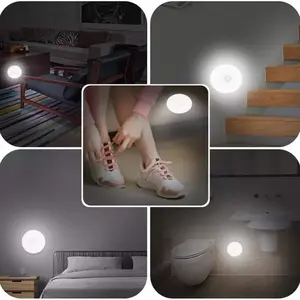 Intelligent Body Induction Lamp Led Night Light USB Rechargeable Wall Mount/Hold