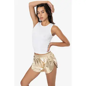 RNF304F - Metallic Nylon Foil Women's Running Shorts