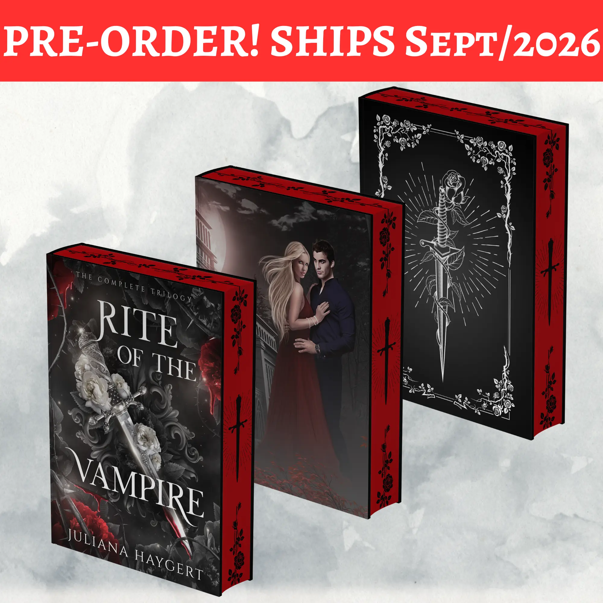 PREORDER Rite of the Vampire Signed Special Edition (3 Books in 1) - Paranormal Romance Books - SHIPS SEPT/2026
