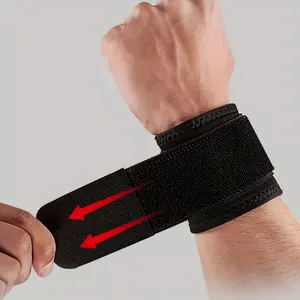 Polyester Sports Wristband, 1pc/2pcs Options, Compression Design for Wrist Support and Daily Warmth, Sports & Outdoor Accessory