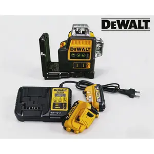 DEWALT DW089LG 12V 12-Line 360° Laser Level, Automatic Self-Leveling Lithium Battery Laser Level for Construction & Home Precision Projects