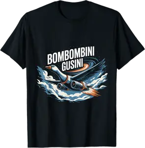 Bombombini Gusini Funny Italian Brainrot Meme T-Shirt - Nicollev Shop 64B0F31J2WB8