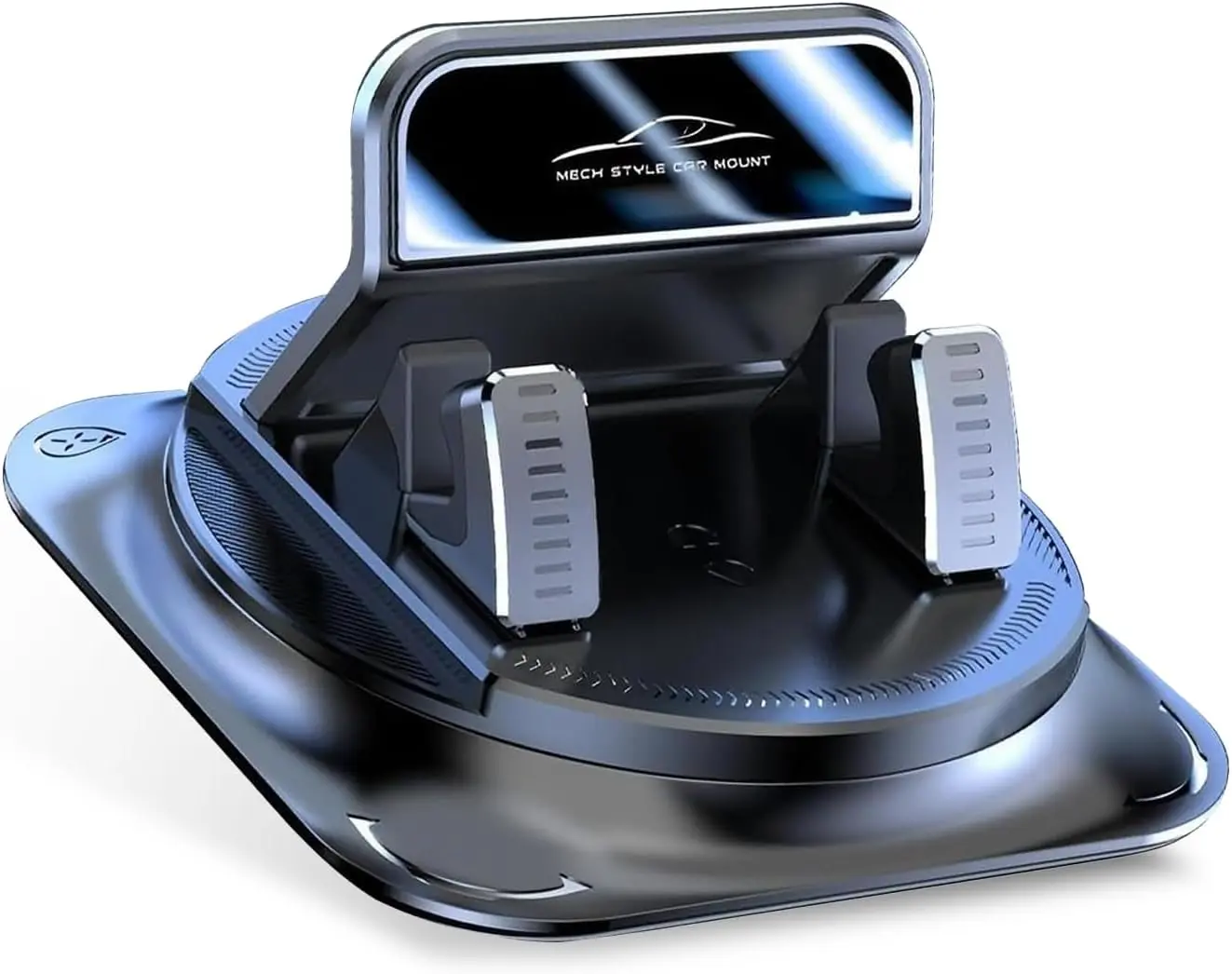Universal Dashboard Car Phone Mount, 360° Rotating Suction Cup Holder, Horizontal Vertical Screen Adjustment, Anti-Slip Non-Fall Smartphone Bracket for iPhone Android GPS Navigation BackToSchool