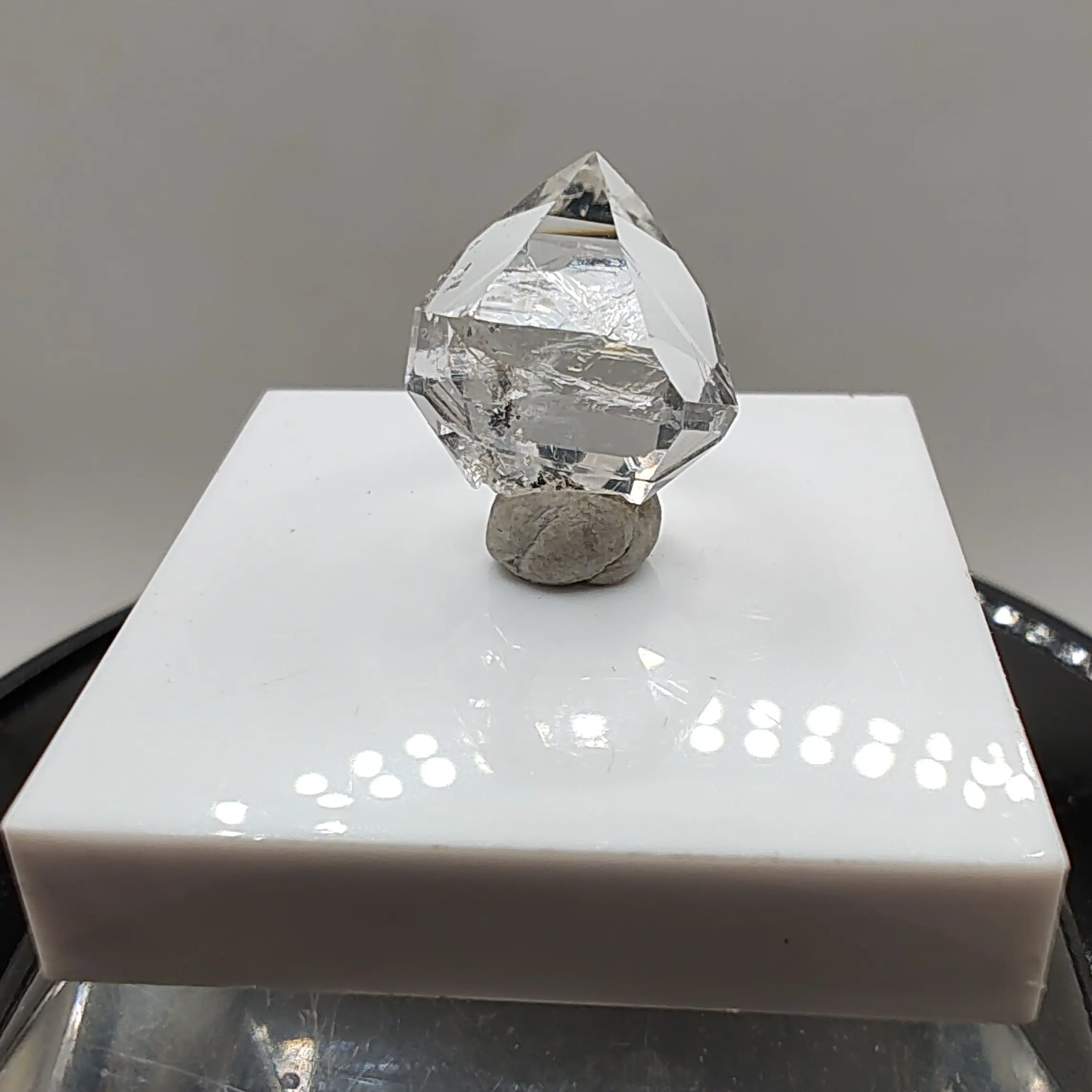 Herkimer Quartz Crystals 2 Grams AA Grade Natural Hand-Mined Double Terminated Gemstones from Middleville, New York