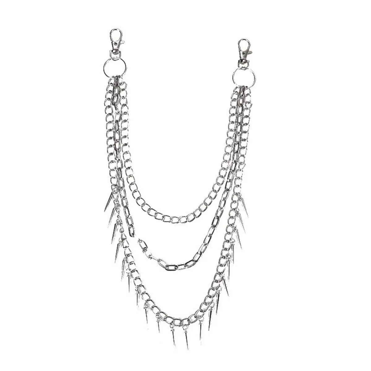 Jewelry punk retro fashion trend rivet pendant waist chain female fashion all-match body chain gift