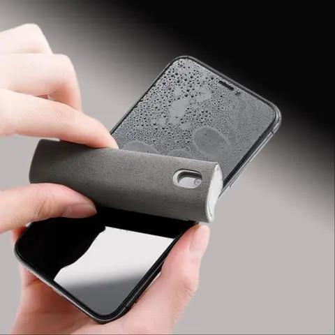 Portable Handy Screen Cleaner, Reusable Screen Cleaning Tool, Spray & Wipe 2 in 1 Screen Cleaner, Suitable for Smartphone, Tablet, Laptop, Computer Screen