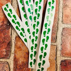 Magical Leprechaun Footprints Decals/Stickers Flat Waterproof Gift Decoration vinyl sticker decorative wall Ornaments