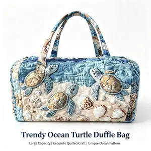 Trendy, high-capacity "turtle-shell" style bag—perfect for vacations, travel, and casual outings.