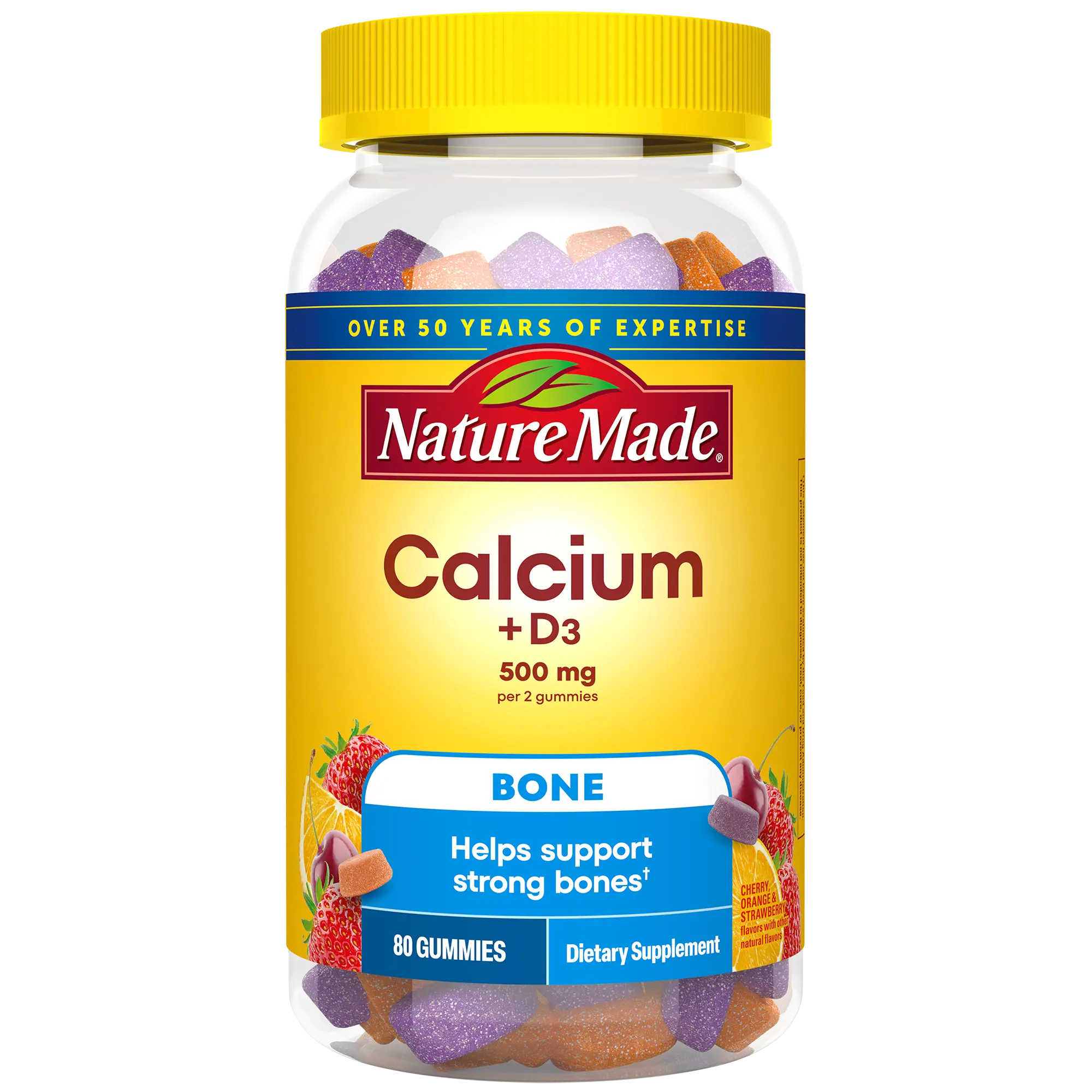 Calcium Gummies 500 mg per serving with Vitamin D3 Calcium Gummies 500 mg per serving with Vitamin D3