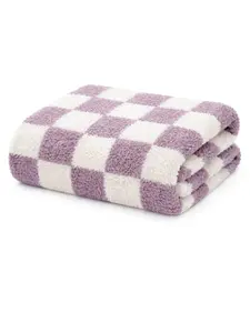 Phufy® Bliss Checkerboard Blanket, Violet