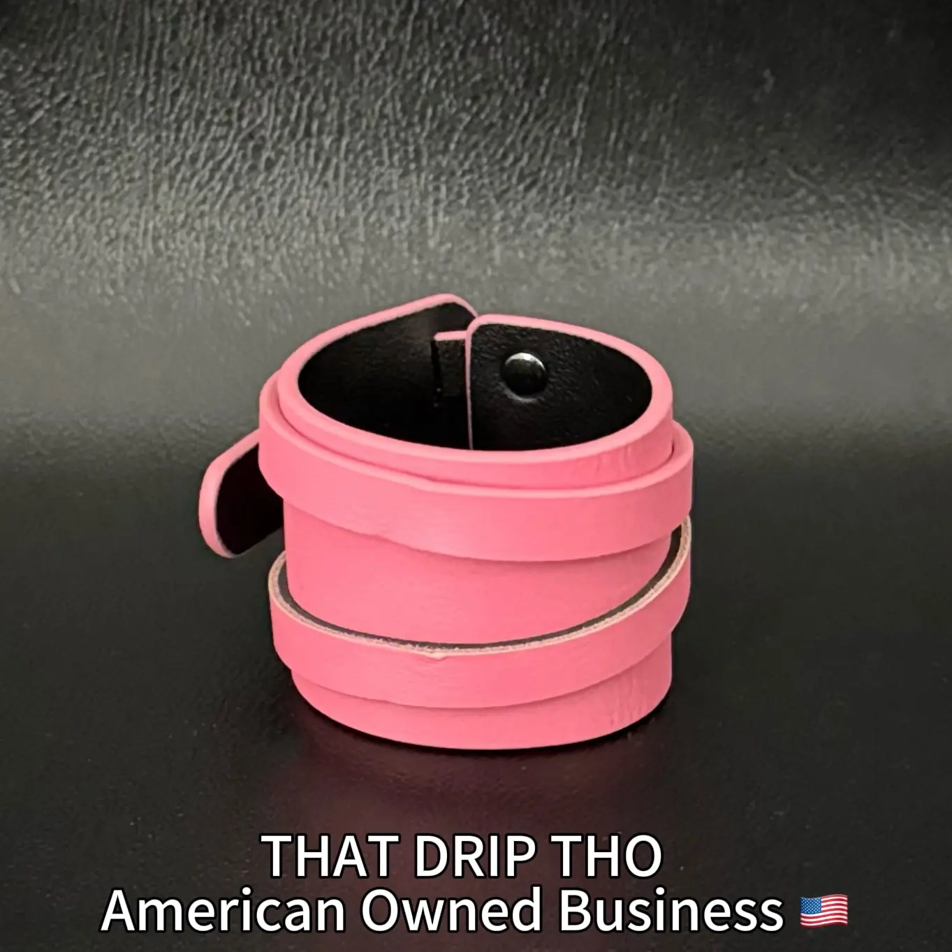 ThatDripTho Unisex Leather Dual-Wear Bracelet for Women and Men Adjustable Leather Bracelet for Couples BF GF Gothic-Inspired Brat Accessories for Everyday Wear, Birthday Gifts, Valentines Gifts, Special Occasions
