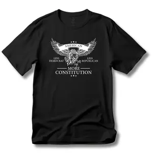 American  'Less Democrat, Less Republican More Constitution' T-Shirt