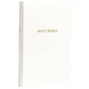 USED-KJV, Gift and Award Bible, Imitation Leather, White, Red Letter Edition by Thomas Nelson (Imitation Leather)