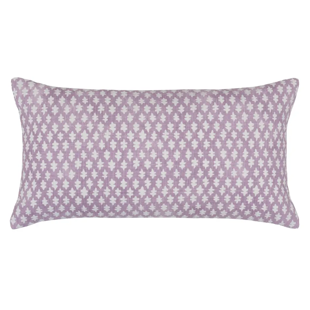 The Purple Sprig Throw Pillow