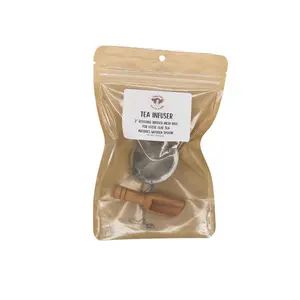 Tea Infuser Mesh Ball for Brewing Loose Leaf Tea 2." with FREE Wooden Spoon!!