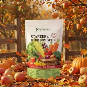 [Best seller] Organic Seed Collection Kit - 35 Selection Box for Indoor Planting with Cultivating Emergency Vegetables Heirloom Root Blend Great Growing Present for Every Family Yard