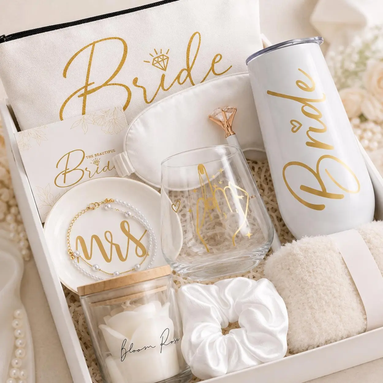 Bride Gift Box Set Bridal Shower Gift for Bride Bride to Be Gift Engagement Gift Future Mrs Gift Bachelorette Party Gift