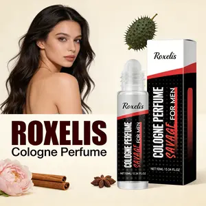 ROXELIS Men's Pheromone Cologne - Classic Cologne Scent with Cinnamon Peony, Portable Roll-On, Stylish Men's Fragrance, Daily Use Fragrance