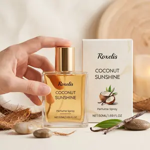 Vanilla Coconut Fragrance Spray, Long-Lasting Natural Scent, Layered Aroma, Fine Perfume, Portable Date Perfume, Daily Use