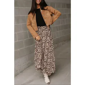 Women's Leopard-Print Verine Maxi Skirt