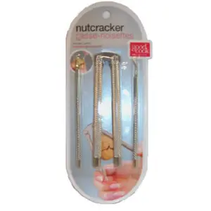 212 MAIN Nutcracker with Picks - Kitchen Chrome Set, Engraved Look, Reinforced Hinge, Household & Kitchen Appliance Accessory