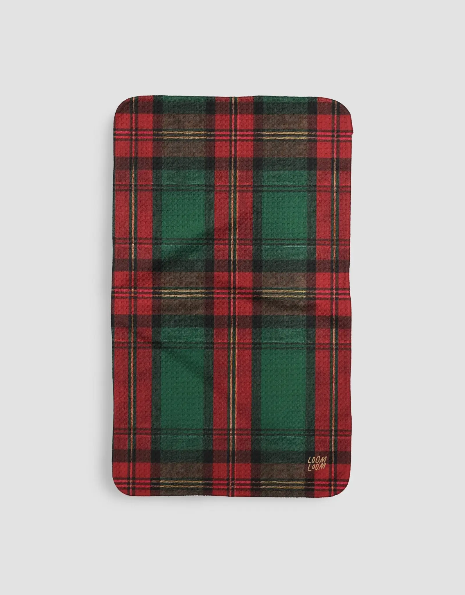 Festive Flannel Kitchen Tea Towel - Rectangular 16x28" Double-Sided Print Quick-Dry Absorbent Cleaning Dish Towel for Gift, Dishwashing Use, Artwork