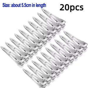 20pcs 5.5cm Hair Root Fluffy Clips for Styling, Professional Salon Metal Hair Clips for Women, Strong Hold Hairpin Clamps DIY Tools for Volume Lift, Great Gift for Hair Stylist