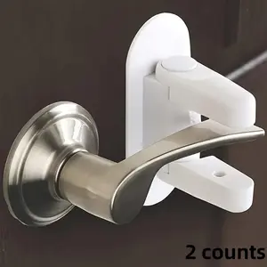 Door Lever Lock, Durable Safety Door Lock, Home Protect Lock, Door Hardware for Home, Office, Apartment, Hotel, Dormitory, Door Security Lock
