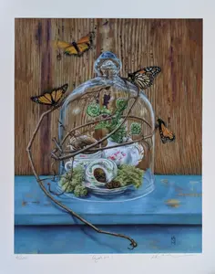 Captive #5 giclee print dimensions 10" x 12"