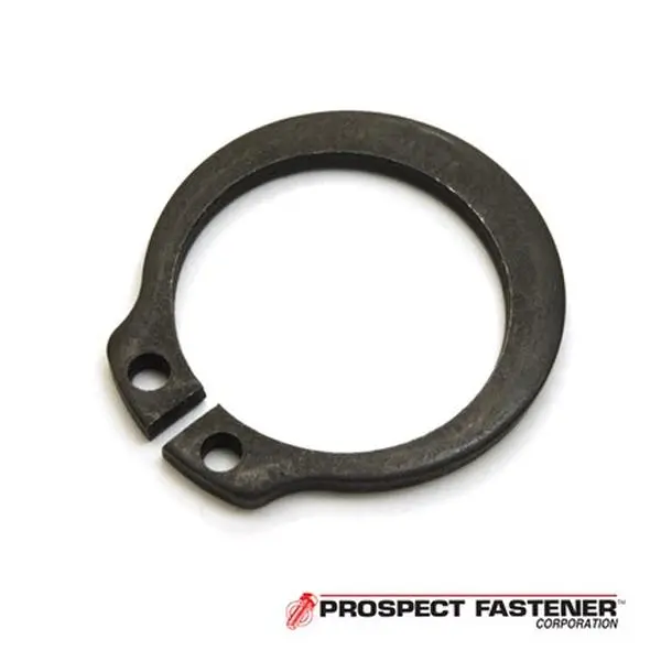 Prospect Fastener SHR-75ST PA External Retaining Ring, Heavy Duty Carbon Steel Circlips for 0.75" Grooved Shafts, Axially Assembled for Shaft Retention, Black Phosphate Finish, Outdoor, 100 Pieces, .75" Shaft Fit