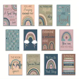 12pcs Morandi Style Boho Rainbow Mini Notebooks, Fun Small Pocket Notebooks, Creative Office Notepad, Office Gifts, School Teacher Prizes, Teacher Appreciation Notebook, Travel Supplies, 3.2x5inch