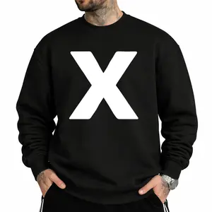 Letter X Alphabet Initial Monogram Long Sleeve Graphic Tee