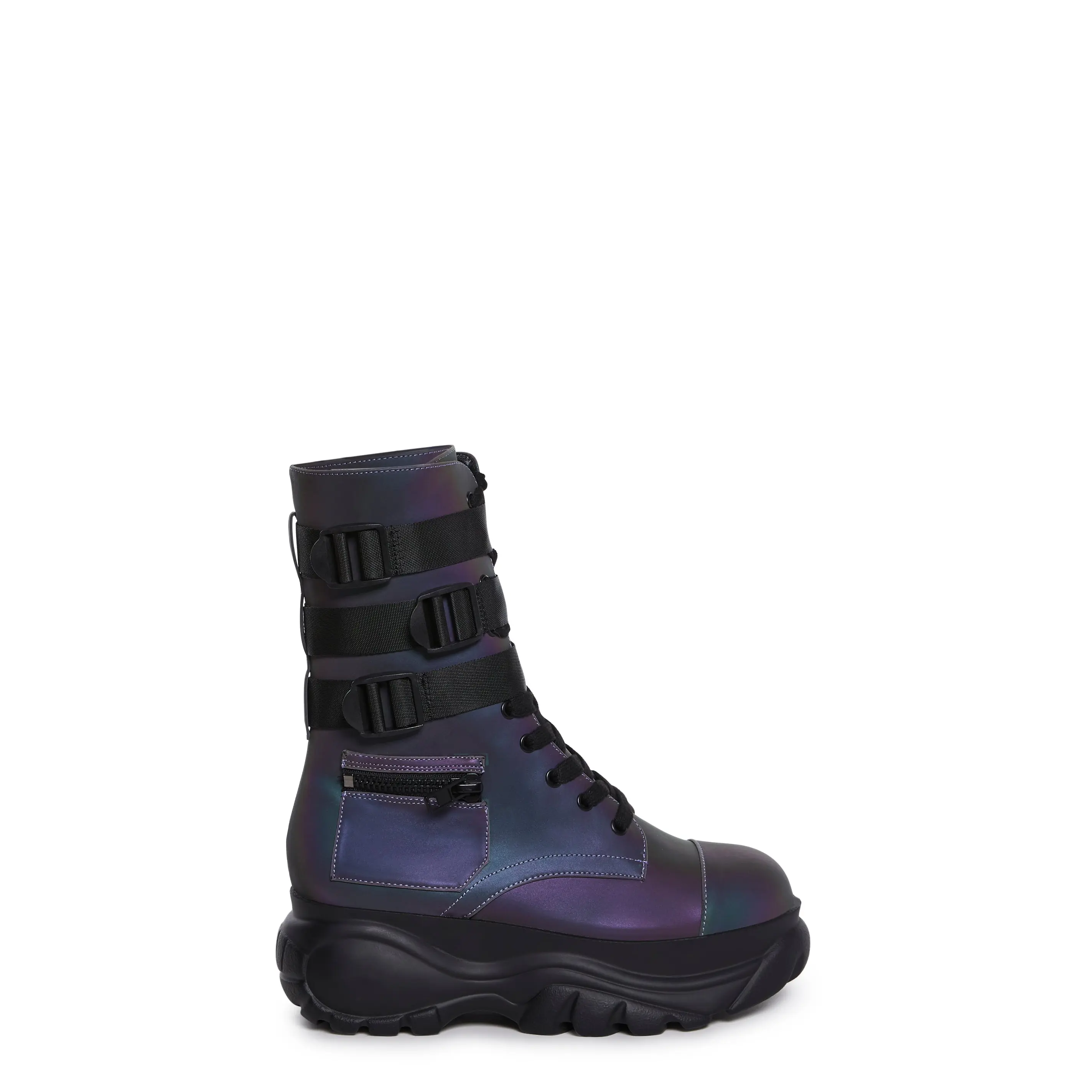 Mad Hustle Pocket Combat Boots - Reflective Mad Hustle Pocket Combat Boots - Reflective