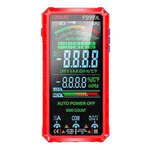 CZDANG FS999L Fully Automatic True RMS (TRMS) 6000 Count Digital Voltmeter, Digital Multimeter - A reliable voltage tester suitable for home, automotive, and industrial applications; a professional electrical tool
