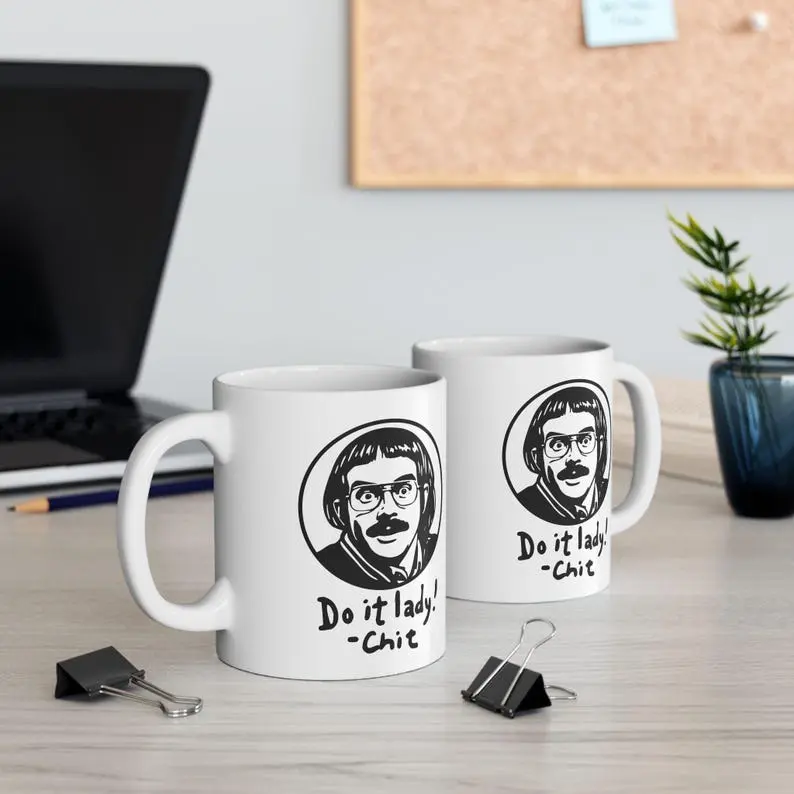 [Sale off up to 65%] Chit Do It Lady Glossy Coffee Mug, Chit Do It Lady 11oz 15oz Coffee Mug, Funny Office Gift Idea
