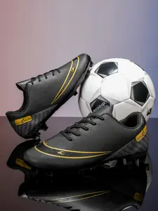 Professional Long Nail Football Training Shoes for Teens Adults, Textured Upper, Comfortable Inner Lining, Durable Outsole, Anti-Collision Toe Design, Soccer Cleats, Soccer Boots