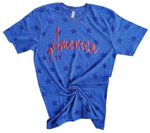 Patriotic 4th of July ~ T-shirts - Unisex Sizes S-4XL ~ Comfortable Womenswear ~USA ~ AMERICA Casual Day